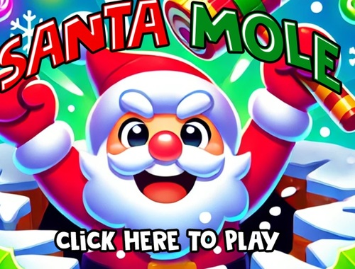 Jogo Papai Noel bate em uma toupeira  online