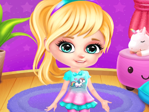 Jogo Cuidado virtual de menina bonita  online