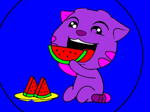 Jogo Livros para colorir do Talking Tom  online
