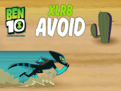 Jogo Ben 10 XLR8 Evitar  online