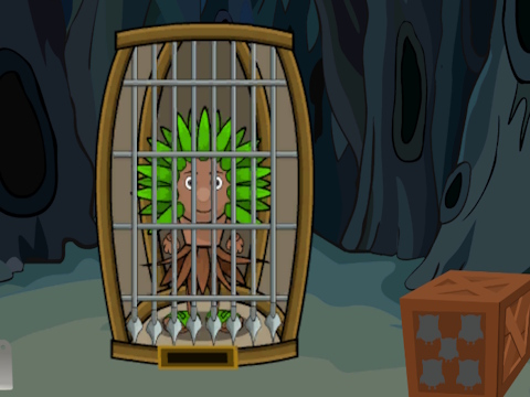 Jogo Resgate de garota tribal na caverna  online