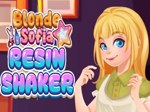 Jogo Shaker de resina loira Sofia  online