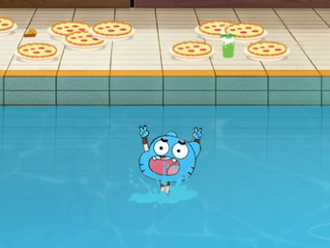 Jogo Festa na Piscina O Incrível Mundo de Gumball  online