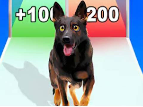 Jogo Corrida de evolução canina  online