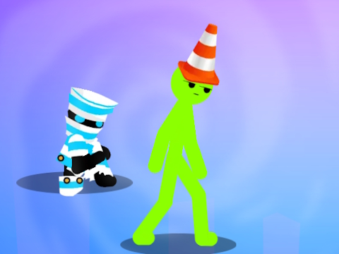 Jogo Mestre Parkour: Corrida Stickman  online