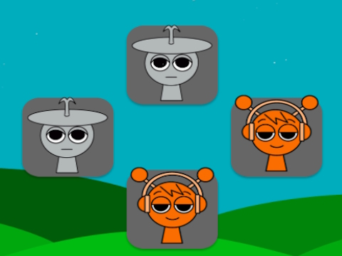Jogo Memória Sprunki Incredibox  online