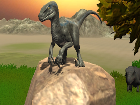 Jogo Ataque da cidade de simulador dino online