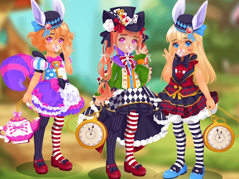 Jogo Kiddo no país das maravilhas  online