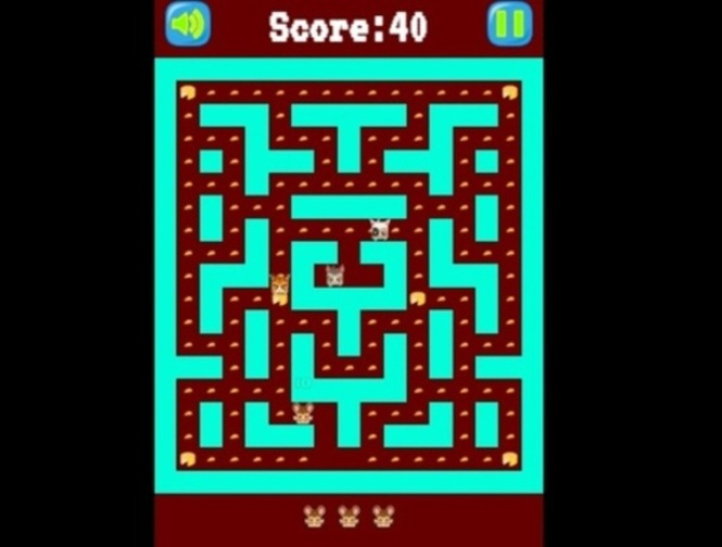 Jogo Frenesi de gato e rato  online