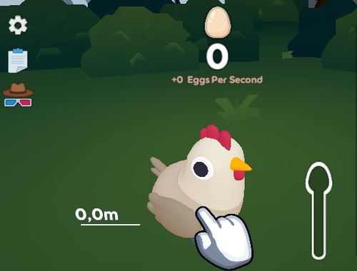 Jogo Clicker de frango  online