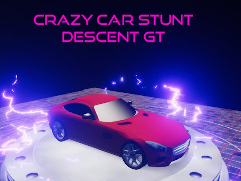Jogo Descida de acrobacias de carro louco GT  online