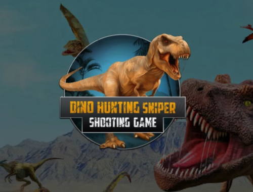 Jogo Jogo de tiro de atirador de caça Dino  online