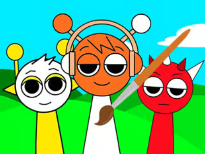Jogo Livro para colorir: amigos Sprunki  online
