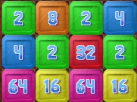 Jogo 2048: Bloco de Madeira  online