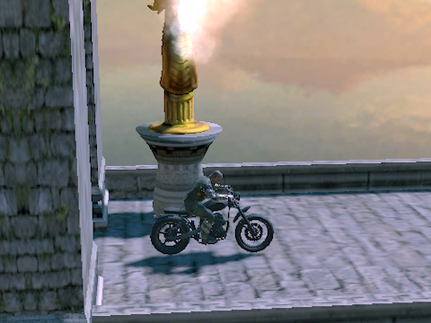Jogo Corrida de motocicleta pelas ruínas  online