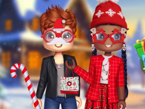 Jogo Vestir Natal Roblox  online