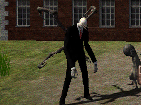 Jogo Slenderman perdido na escola  online