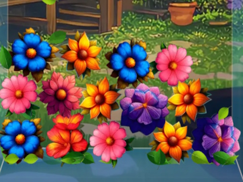 Jogo Mesclagem de flores 2048  online