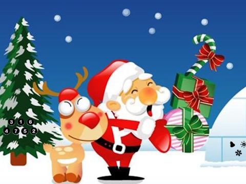 Jogo Salve os Amigos do Papai Noel  online