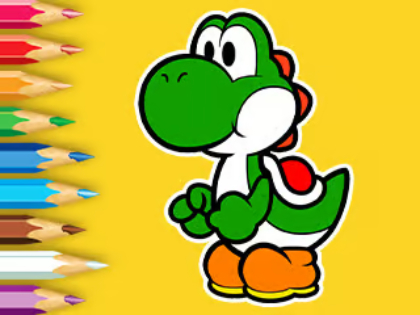 Jogo Livro para colorir: Dia de pesca de Yoshi  online