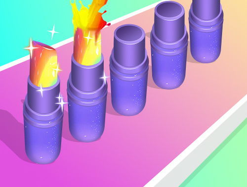Jogo Corrida de coletor de batom  online
