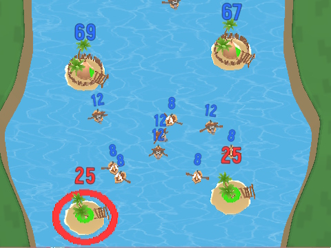 Jogo Batalha pelas ilhas  online