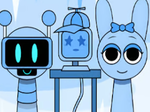 Jogo Caixa de música Huggy Mix Sprunki  online