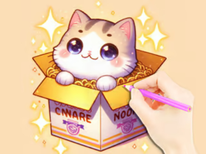 Jogo Livro para colorir: três gatinhos  online
