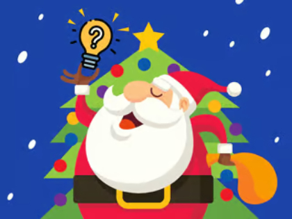 Jogo Questionário infantil: vamos comemorar o Natal  online