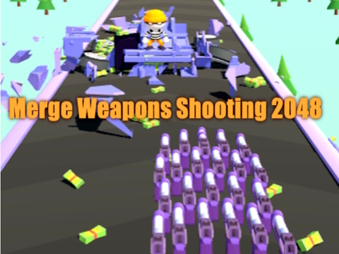 Jogo Mesclar tiro de armas 2048  online