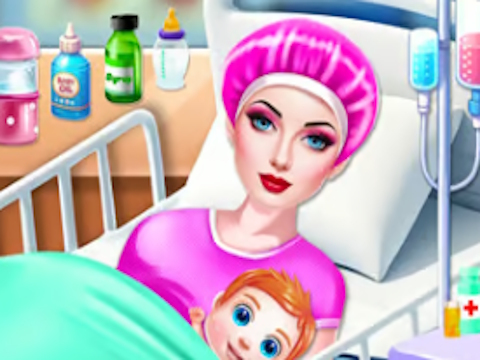 Jogo Cuidados com o recém-nascido para mães grávidas  online