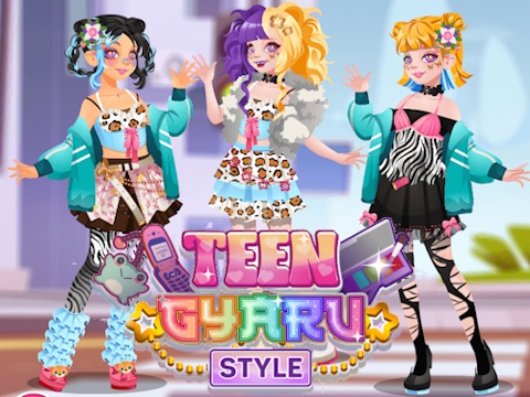 Jogo Estilo Gyaru adolescente  online