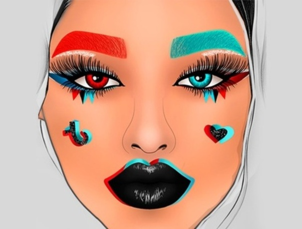 Jogo Gráfico facial  online
