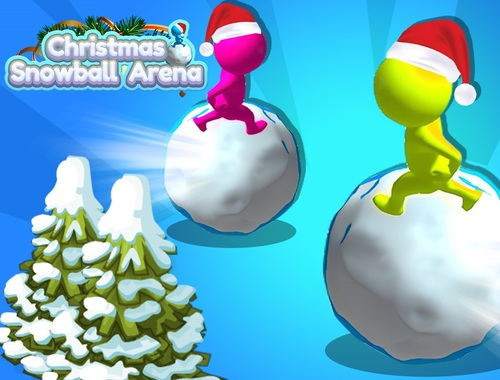Jogo Arena de bolas de neve de Natal  online