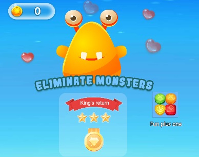 Jogo Elimine Monstros  online