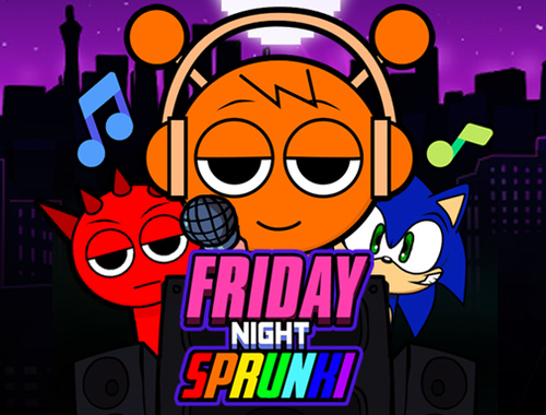 Jogo Sexta à noite Sprunki  online