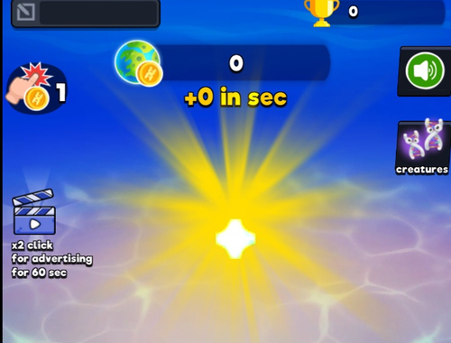 Jogo Clicker de evolução  online