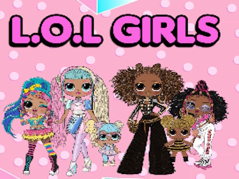Jogo Eu. Ó. Livro de colorir para meninas L OMG  online