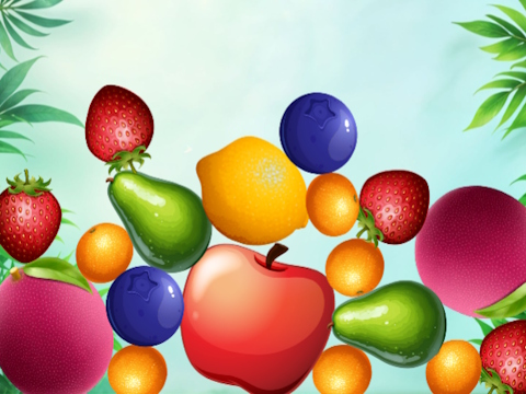 Jogo Fusão de frutas de Newton  online