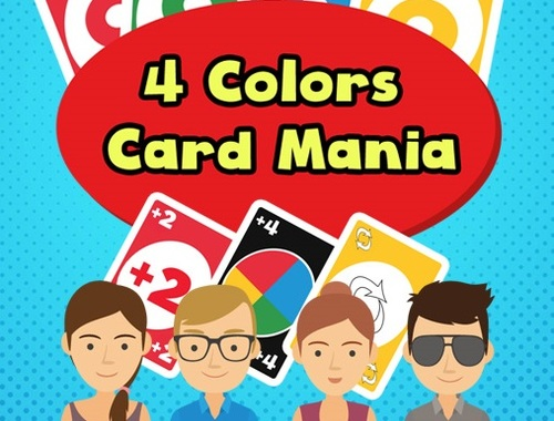 Jogo Mania de cartão de 4 cores  online