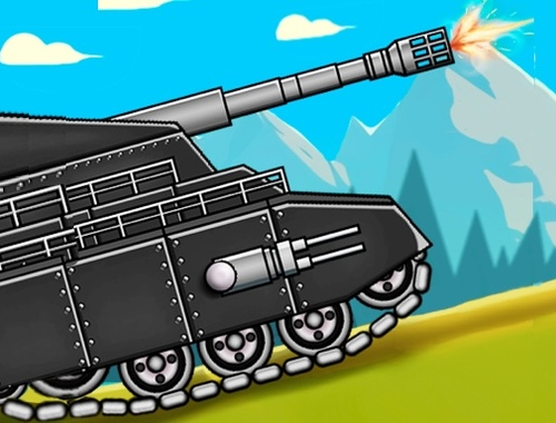 Jogo Fúria do Tanque: Batalha contra Chefe 2D  online