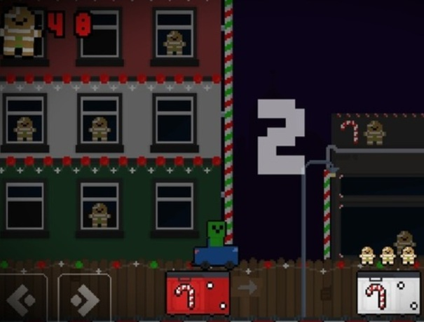 Jogo Biscoito de carro do Papai Noel  online
