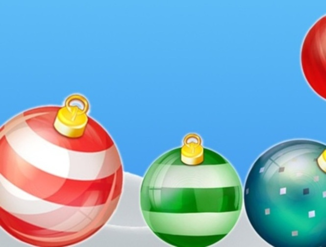 Jogo Bolas de quebra-cabeças fundem o ano novo!  online