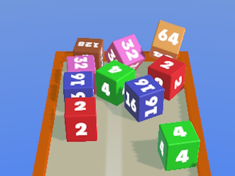 Jogo Mesclar Cubos 2048 Modelo 3D  online