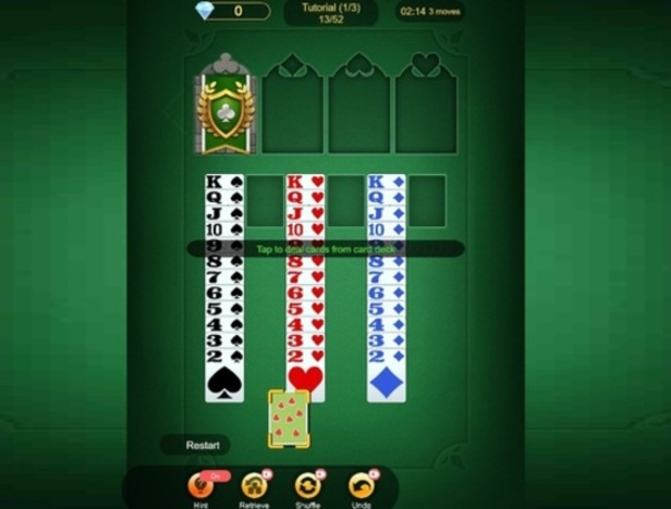 Jogo Solitário Rei  online