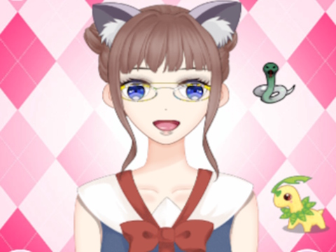 Jogo Vestir linda garota de anime  online