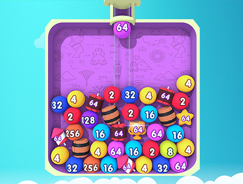 Jogo Mesclagem de bolhas 2048  online