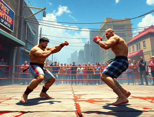 Jogo Lutador de rua real 3D  online