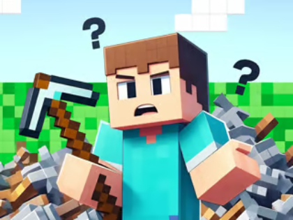 Jogo Teste para crianças: Minecraft NOOB para PRO  online
