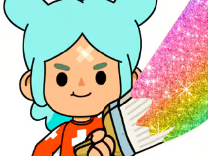 Jogo Livro para colorir: Toca Boca Rita  online